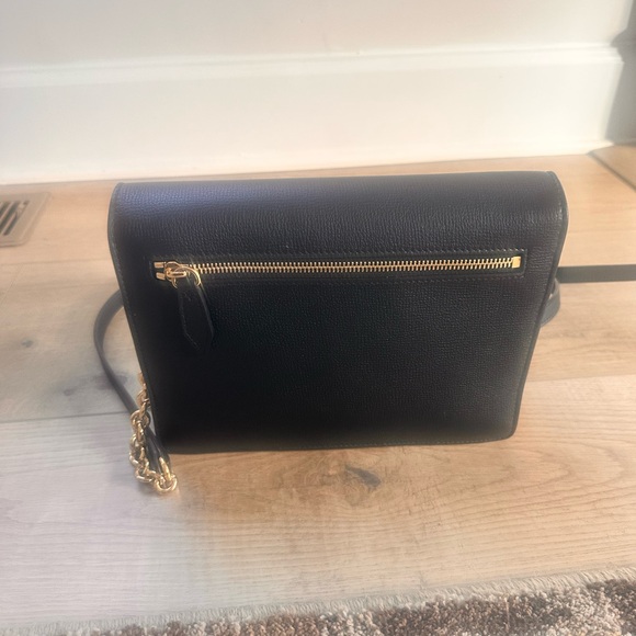 Burberry Authentic Small Macken House Check Derby Leather Crossbody Bag - Picture 3 of 7